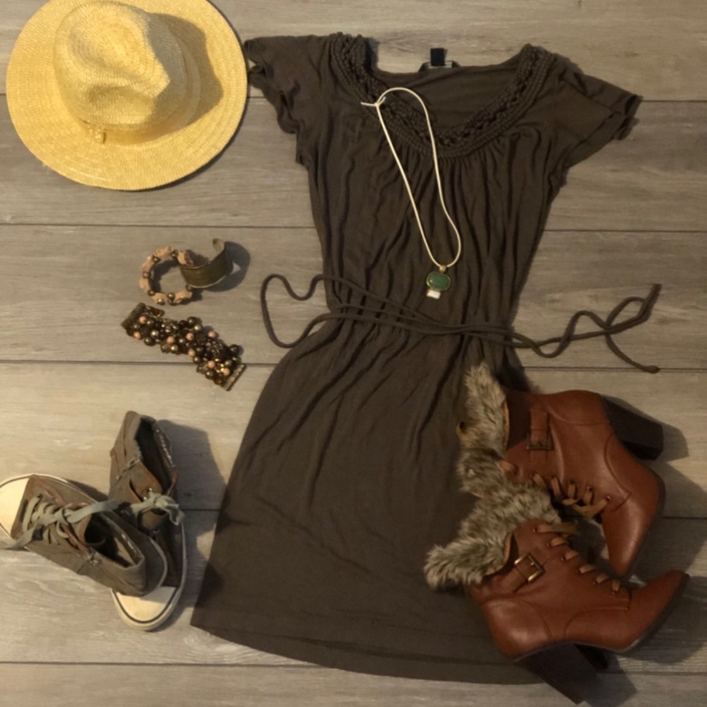 Banana Republic Crochet Neck Dress